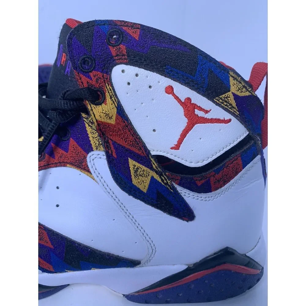 Men\'s Size 10‎ - Air Jordan 7 Retro Sweater 2015 304775-142 White/unvrsty rd-blk Men main image 4
